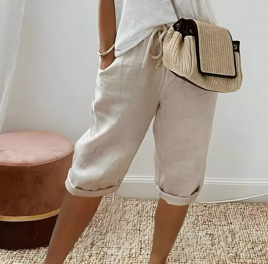 Hedwig™ | Krótkie Spodnie Lnianie dla Kobiet